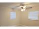 Bedroom with neutral walls, fan, and bright, natural light at 1415 Zenith Pl, Orlando, FL 32808