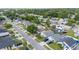 An aerial view of a quiet neighborhood with tree-lined streets and well-maintained homes at 1506 Brookebridge Dr, Orlando, FL 32825