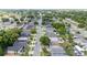 Aerial view showcases a tranquil residential area with lush greenery and orderly street layout at 1506 Brookebridge Dr, Orlando, FL 32825