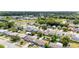 Scenic aerial view of a residential neighborhood with mature trees and well-maintained homes at 1506 Brookebridge Dr, Orlando, FL 32825
