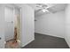 Bathroom featuring a shower with curtains and a ceiling fan with light at 1506 Brookebridge Dr, Orlando, FL 32825
