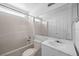 Clean bathroom with shower-tub, vanity, and toilet at 1506 Brookebridge Dr, Orlando, FL 32825