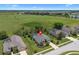 Beautiful aerial view of home, pool, and surroundings at 1525 Gants Cir, Kissimmee, FL 34744