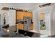 Kitchen featuring stainless steel appliances and black granite countertops at 1525 Gants Cir, Kissimmee, FL 34744