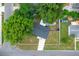 Aerial view of the property, showcasing the layout, landscaping, and neighborhood at 1710 Thor Ave, Apopka, FL 32703