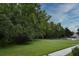 Expansive community green space with mature trees and a sidewalk at 267 Goldenrain Dr # 30, Celebration, FL 34747