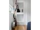 Unique nook features decorative elements and custom shelving with a guitar, adding charm at 3807 S Semoran Blvd, Orlando, FL 32822
