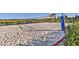 Outdoor sand volleyball court with net and surrounding landscape at 4547 Narrative Ln, Kissimmee, FL 34746