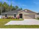 Charming single-story home featuring a well-maintained lawn, neutral stucco, and an attached two-car garage at 536 Bristol Cir, Kissimmee, FL 34758