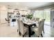 Well-appointed kitchen and breakfast area with stainless appliances and a backyard view at 536 Bristol Cir, Kissimmee, FL 34758