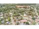 An aerial view of the neighborhood with the property and Wirz Park clearly marked at 609 Doheny Way, Casselberry, FL 32707
