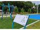 Outdoor fitness equipment provides a space for exercise within a park setting at 609 Doheny Way, Casselberry, FL 32707