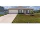 Charming single-story home featuring a well-manicured lawn and attached two-car garage at 761 Parrot Ct, Kissimmee, FL 34759