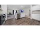 Modern kitchen featuring stainless steel appliances and bright countertops at 761 Parrot Ct, Kissimmee, FL 34759