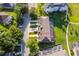 Overhead view displays the home's proximity to a screened-in pool area at 8112 Princess Palm Ln, Kissimmee, FL 34747