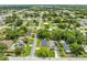Gorgeous aerial view showcasing this residential area, highlighting the peaceful streets and proximity to local conveniences at 1501 Delaware Ave, St Cloud, FL 34769