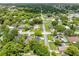 Beautiful aerial view of a home in a Gathering-friendly neighborhood with convenient access to the main street and schools at 1501 Delaware Ave, St Cloud, FL 34769