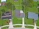 Overhead view of a home and its neighborhood at 2806 Bonneville Dr, Orlando, FL 32826