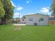Well-kept backyard featuring a carport and lush green lawn at 2806 Bonneville Dr, Orlando, FL 32826