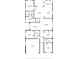 Detailed floor plan showcasing the layout of this spacious home at 2823 Sail Breeze Way, Kissimmee, FL 34744