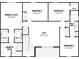 Second floor plan featuring four bedrooms, including the owner's suite, and a loft at 3252 Jackson Bluff Way, Clermont, FL 34711