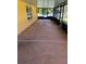 Large screened porch with a view of the backyard at 506 Myakka Pl, Kissimmee, FL 34759