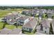Aerial view of property in a well manicured neighborhood at 7848 Somersworth Dr, Kissimmee, FL 34747