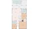 Detailed floor plan showcasing the layout of the home including bedrooms, living room, kitchen, and outdoor spaces at 2901 Protagonist St, Kissimmee, FL 34746
