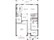 Layout of the ground floor showing the kitchen, living room, and garage at 2659 Park Ridge St, Apopka, FL 32712