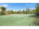 Community tennis court with surrounding landscape at 565 Lake Mystic Ln, Lakeland, FL 33813