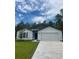 Charming single-story home with a two-car garage, and manicured lawn at 16610 Sw 50Th Cir, Ocala, FL 34473