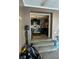 Partial view of kitchen with dark cabinetry and an island at 4316 Upper Meadow Rd, Mulberry, FL 33860