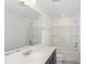 Clean bathroom with shower/tub combo and vanity at 4390 Sw 84Th Street Rd, Ocala, FL 34476