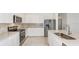 Modern kitchen with stainless steel appliances and light cabinets at 6833 Sw 90Th Loop, Ocala, FL 34476