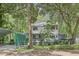 Two-story home with a covered carport, surrounded by a canopy of mature trees at 3603 Cr 626N, Bushnell, FL 33513