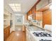 Kitchen view with stainless steel sink, flowing into living room at 3603 Cr 626N, Bushnell, FL 33513