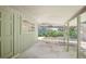 Covered patio area with a view of the backyard and garden at 3603 Cr 626N, Bushnell, FL 33513
