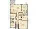 Floor plan showing layout of rooms and dimensions at 1122 James Paul Rd, Davenport, FL 33837