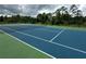 Blue and green tennis court in a community setting at 431 Bay Leaf Dr, Kissimmee, FL 34759