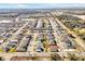 Aerial view of houses and community at 5783 Greenery Ln, St Cloud, FL 34771