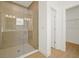 Bathroom with walk-in shower and modern tile at 5783 Greenery Ln, St Cloud, FL 34771