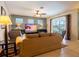 Spacious living area with large TV and plenty of seating at 4204 Sevan Way, Kissimmee, FL 34746