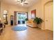 Comfortable living room with sliding doors to patio at 4204 Sevan Way, Kissimmee, FL 34746