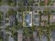 Aerial view showing home's location and neighborhood at 1716 Palmer Ave, Winter Park, FL 32789