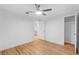 Light-filled bedroom with hardwood floors and closet at 1716 Palmer Ave, Winter Park, FL 32789