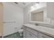 Simple bathroom with single vanity and shower/tub at 4042 Stonehenge Rd, Mulberry, FL 33860