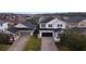 Two-story house with a two-car garage, viewed from above at 116 Prestwick Grande Dr, Daytona Beach, FL 32124