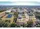 Wide aerial view of neighborhood near a pond at 3017 Jon Jon Ct, Orlando, FL 32822