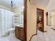 Clean bathroom with shower/tub combo, toilet, and vanity at 3017 Jon Jon Ct, Orlando, FL 32822