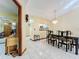 View of the dining area with kitchen pass-through at 3017 Jon Jon Ct, Orlando, FL 32822